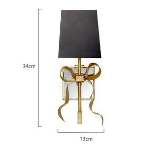 Modern Creativity Bow Tie All Copper Wall Lamp